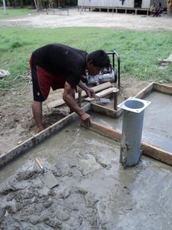 Roya, Peru, 2011 finishing well pad